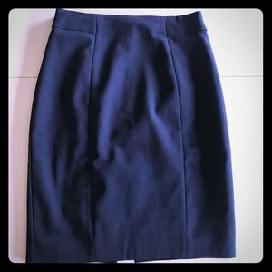 Classic Navy Pencil Skirt